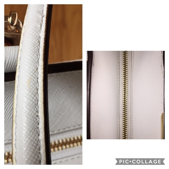 ❌SOLD❌Coach Gingham Madison Leather east west tote - Picture 5 of 8